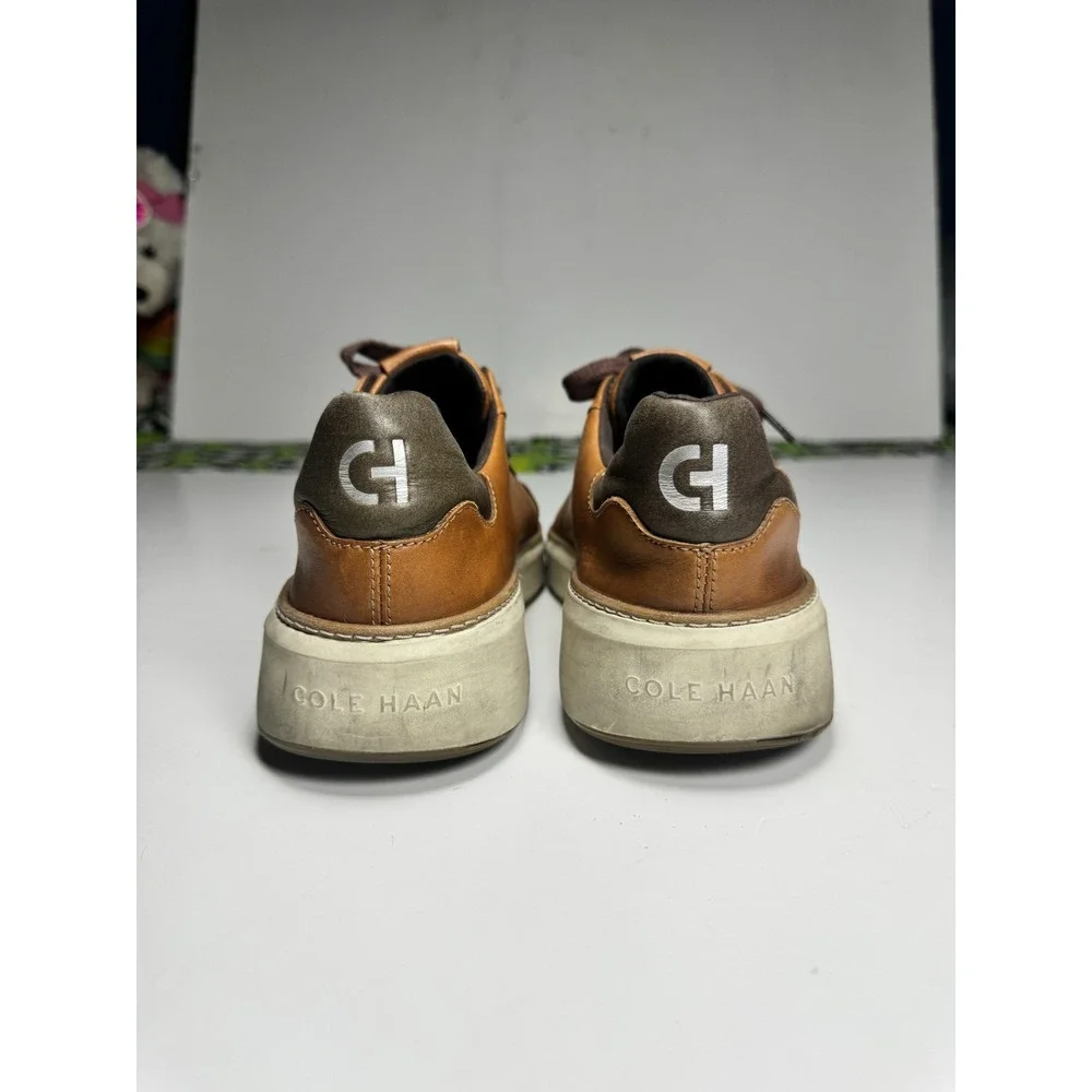 Cole Haan GrandPrø Topspin C34229 Sneakers Mens 11M Brown Leather Casual Shoes
